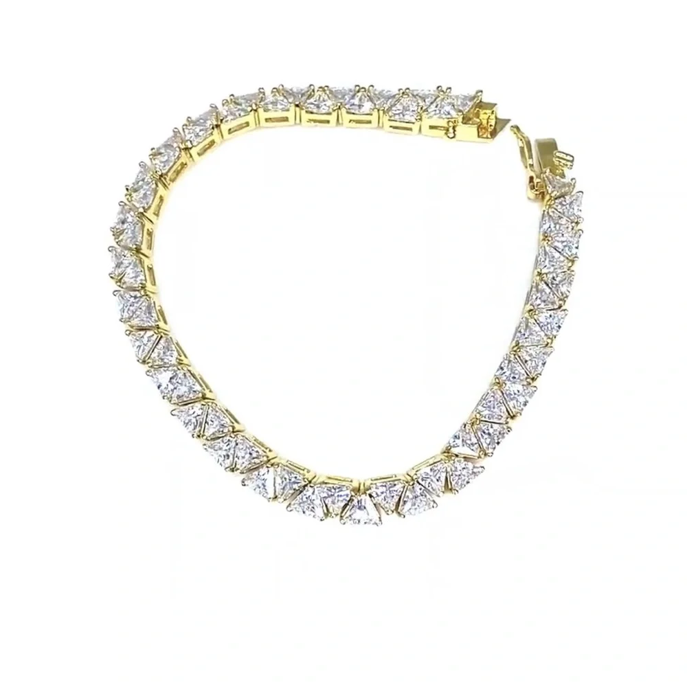 46ct Trillion Tennis Bracelet - Picture 4 of 14